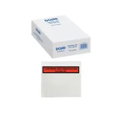 Dohe Caja de 250 Sobres Autoadhesivos 140x125mm - Para Envio de Documentos - Packing List Especial Envios | Ahorro Imprimiendo