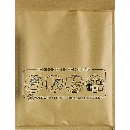 Fellowes Bankers Box Pack de 50 Bolsas de Burbujas Acolchada - Medida 270x360mm - Burbujas Internas para Amortiguacion - Ideal p