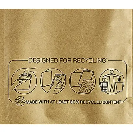 Fellowes Bankers Box Pack de 100 Bolsas de Burbujas Acolchadas - Medidas 180x160mm - Burbujas Internas para Amortiguacion - Idea