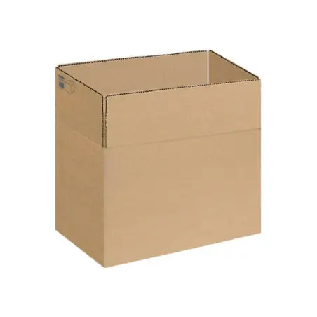 Dohe Cajas de Embalaje de 4 Solapas - Medidas 400x290x220mm - Carton de Canal 3mm - Resistente y Duradero - Ideal para Envios y