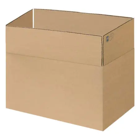 Dohe Cajas de Embalaje de 4 Solapas - Medidas 600x400x290mm - Carton de Canal 3mm - Resistente y Duradero - Ideal para Envios y