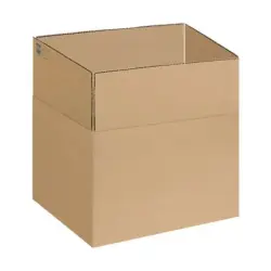 Dohe Cajas de Embalaje de 4 Solapas - Medidas 440x325x420mm - Carton de Canal 3mm - Resistente y Duradero - Ideal para Envios y