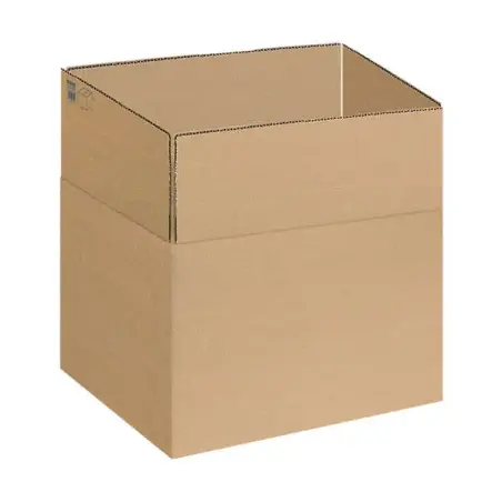 Dohe Cajas de Embalaje de 4 Solapas - Medidas 440x325x420mm - Carton de Canal 3mm - Resistente y Duradero - Ideal para Envios y