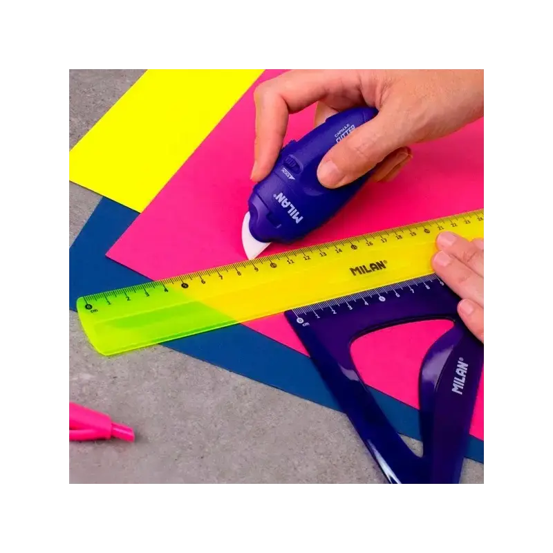 Milan Serie Acid Capsule Cutter de Hoja Ceramica Reemplazable - Tamaño Bolsillo - Diseño Ergonomico - Sistema de Bloqueo - Color