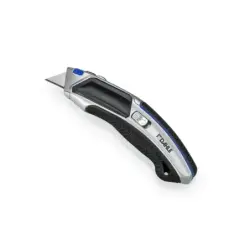 Dahle 10891 Profesional Heavy Duty Cuter con Cuchilla Trapezoidal de Acero al Carbono SK5 - Guia Automatica - Cuerpo Metalico -