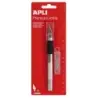 Apli Cuchillo Hobby de Precision Premium - 15mm - Hoja de Acero Inoxidable - Acabado Soft - Reemplazo Facil de Cuchilla - Incluy