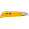 Olfa L-1 Cutter con Bloqueo de Trinquete - Empuñadura de Plastico - Canal de Acero Inoxidable | Ahorro Imprimiendo