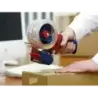 Tesa 6300 Economy Precintadora para Rollos de hasta 50mm - Tension Ajustable Manualmente - Color Rojo/Azul | Ahorro Imprimiendo
