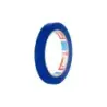 Tesa 60404 Cinta de Embalar Premium 12mm x 66 Metros - Fabricado en SPVC - Adhesivo de Caucho Natural - Color Azul | Ahorro Impr