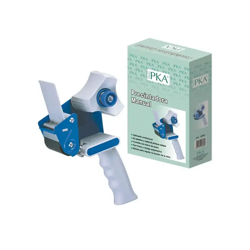 Dohe PKA Precintadora Manual - Cuchilla de Acero - Color Gris/Azul | Ahorro Imprimiendo