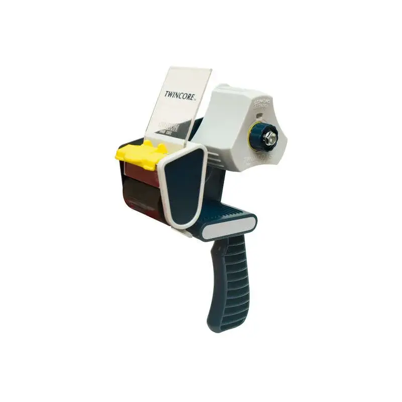 Apli Dispensador de Precinto - para Rollo Normal y Compacto - Facil de Usar y Cargar - Resistente y Duradero - Blanco | Ahorro I