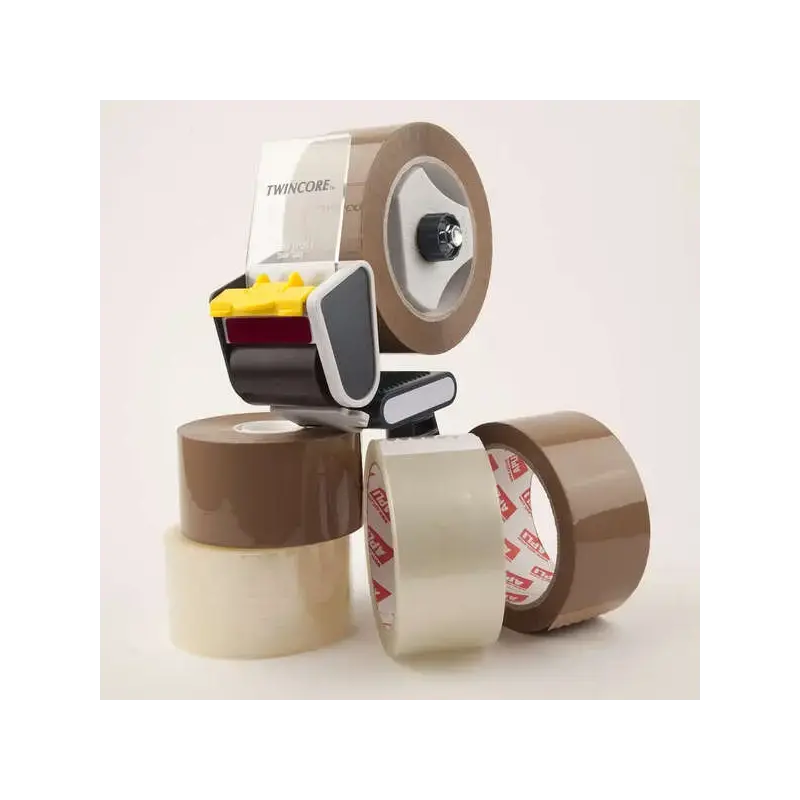 Apli Dispensador de Precinto - para Rollo Normal y Compacto - Facil de Usar y Cargar - Resistente y Duradero - Blanco | Ahorro I