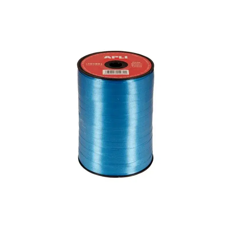 Apli Rollo de Cinta para Envolver Regalos de 7mmx500m - Color Azul | Ahorro Imprimiendo