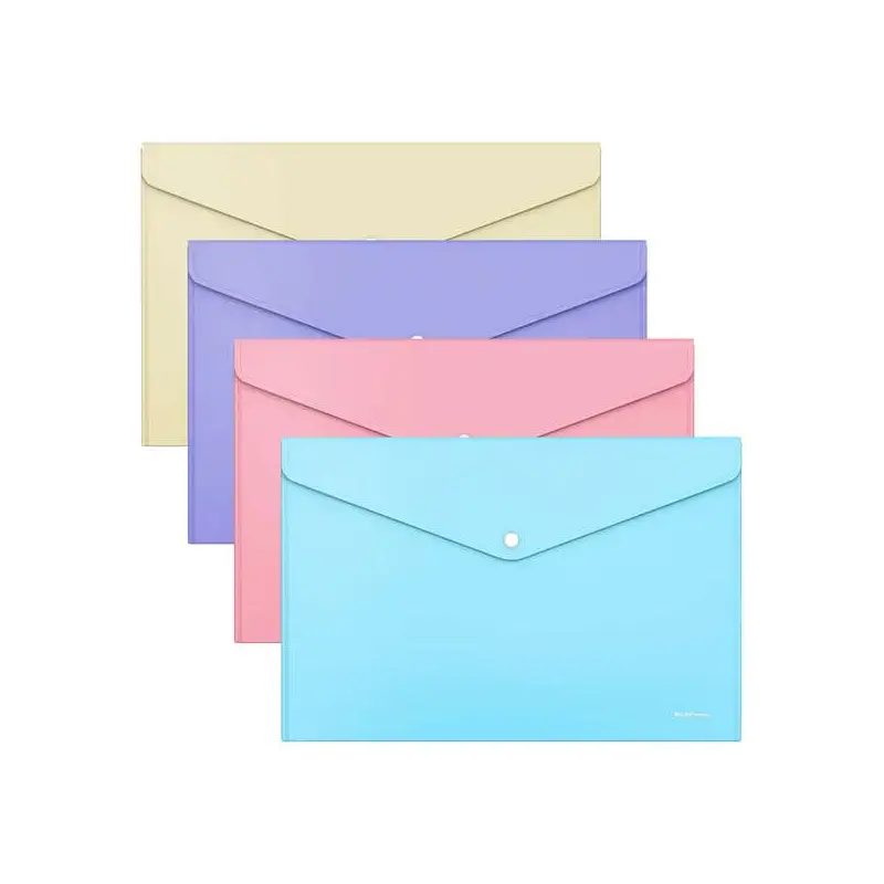 Erichkrause Sobres Glossy Pastel - Tamaño А4 - Opaco - Surtido de Colores - Color Surtido | Ahorro Imprimiendo