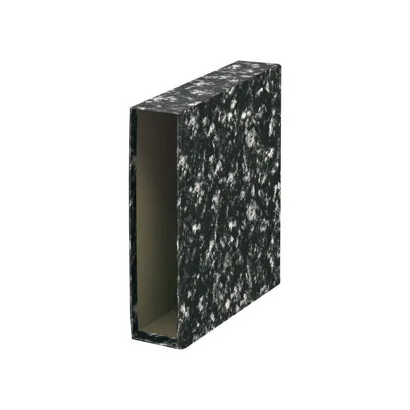 Dohe Archinovo Funda para Archivador de Palanca Formato Folio - Medidas 288x357x82mm - Color Negro Jaspeado | Ahorro Imprimiendo
