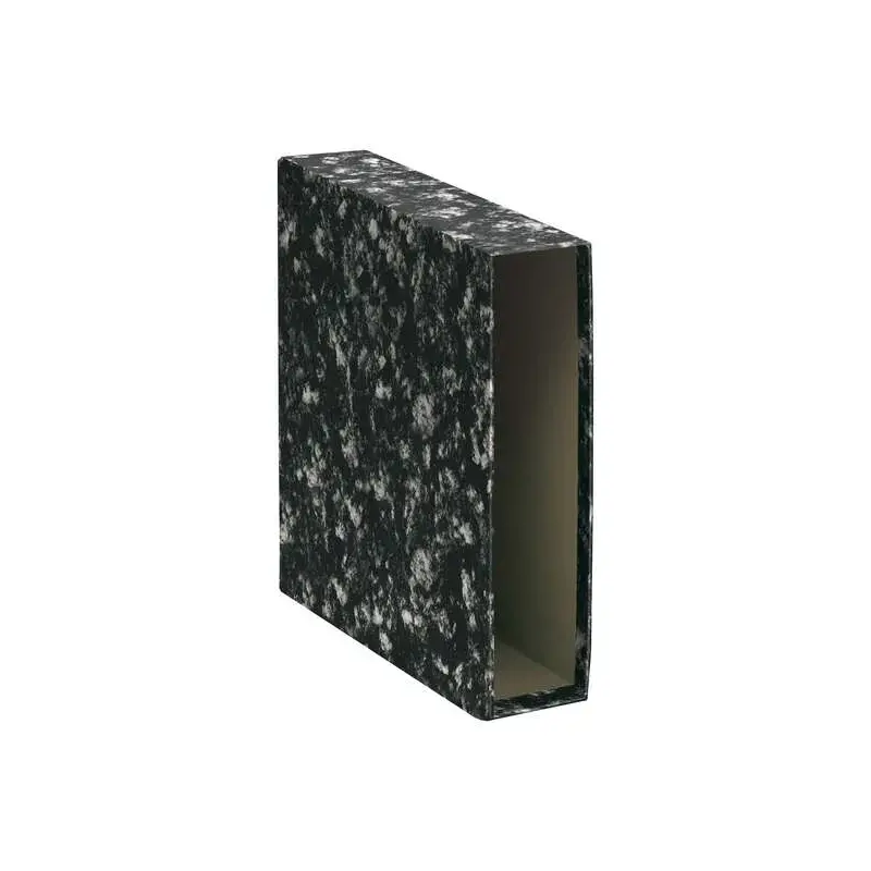 Dohe Archinovo Funda para Archivador de Palanca Formato A4 - Medidas 286x324x82mm - Color Negro Jaspeado | Ahorro Imprimiendo