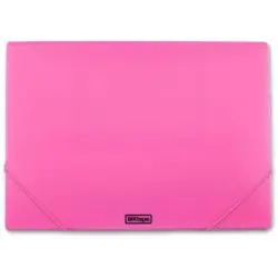 MKtape Carpeta de Solapas Portadocumentos - Cierre de Gomas - Tamaño Folio - Color Rosa | Ahorro Imprimiendo