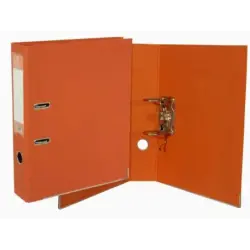 Bismark Archivador A-Z PVC A4 Lomo 75mm - Gran Resistencia - Tarjetero en el Lomo - Cartoneras Metalicas en el Borde Inferior -