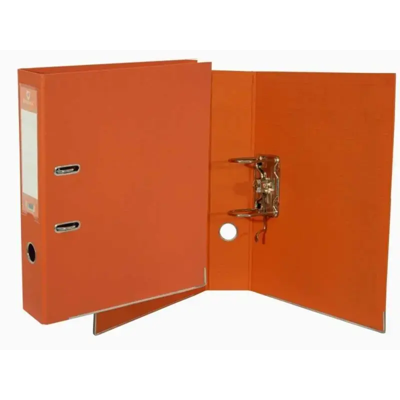 Bismark Archivador A-Z PVC A4 Lomo 75mm - Gran Resistencia - Tarjetero en el Lomo - Cartoneras Metalicas en el Borde Inferior -