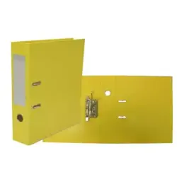 Bismark Archivador A-Z PVC A4 Lomo 75mm - Gran Resistencia - Tarjetero en el Lomo - Cartoneras Metalicas en el Borde Inferior -