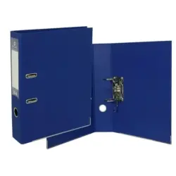 Bismark Archivador A-Z PVC A4 Lomo 75mm - Gran Resistencia - Tarjetero en el Lomo - Cartoneras Metalicas en el Borde Inferior -