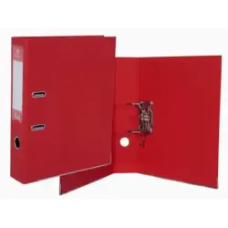 Bismark Archivador A-Z PVC A4 Lomo 75mm - Gran Resistencia - Tarjetero en el Lomo - Cartoneras Metalicas en el Borde Inferior -