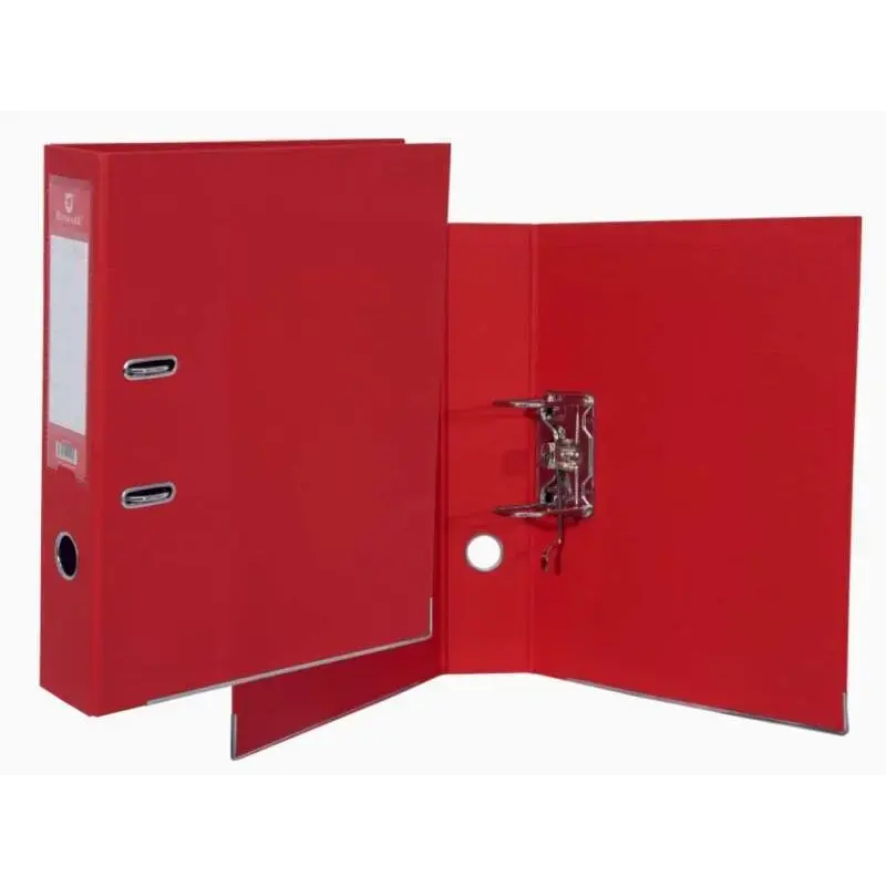 Bismark Archivador A-Z PVC A4 Lomo 75mm - Gran Resistencia - Tarjetero en el Lomo - Cartoneras Metalicas en el Borde Inferior -