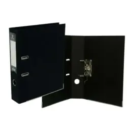 Bismark Archivador A-Z Formato Folio - PVC de Gran Resistencia - Tarjetero en el Lomo - Cartoneras Metalicas en el Borde Inferio