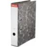 Esselte Archivador de Palanca Formato Folio - Lomo 75mm - Capacidad para 500 Hojas - Color Negro Jaspeado | Ahorro Imprimiendo
