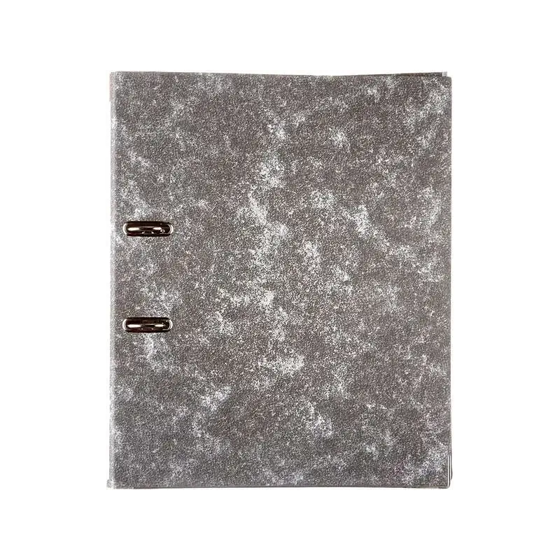 Esselte Archivador de Palanca Formato Folio - Lomo 75mm - Capacidad para 500 Hojas - Color Negro Jaspeado | Ahorro Imprimiendo