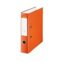 Esselte Archivador de Palanca - Formato A4 - Lomo 75mm - Capacidad para 500 Hojas - Color Naranja | Ahorro Imprimiendo