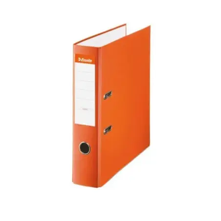 Esselte Archivador de Palanca - Formato A4 - Lomo 75mm - Capacidad para 500 Hojas - Color Naranja | Ahorro Imprimiendo