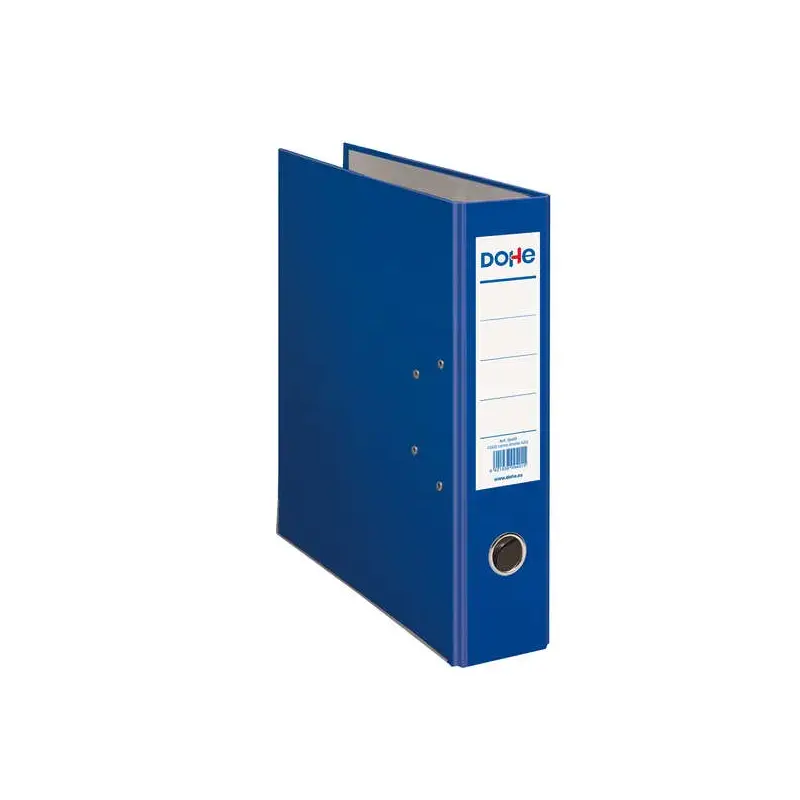Dohe Archivador de Palanca Tamaño Folio - Lomo Ancho 70mm - Ollao, Rado y Tarjetero en el Lomo - Carton Forrado con Polipropilen