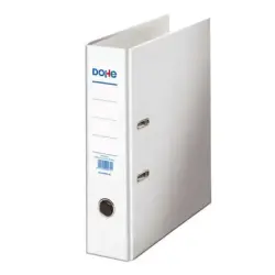 Dohe Archivador de Palanca Tamaño Folio - Lomo Ancho 70mm - Ollao, Rado y Tarjetero en el Lomo - Carton Forrado con Polipropilen