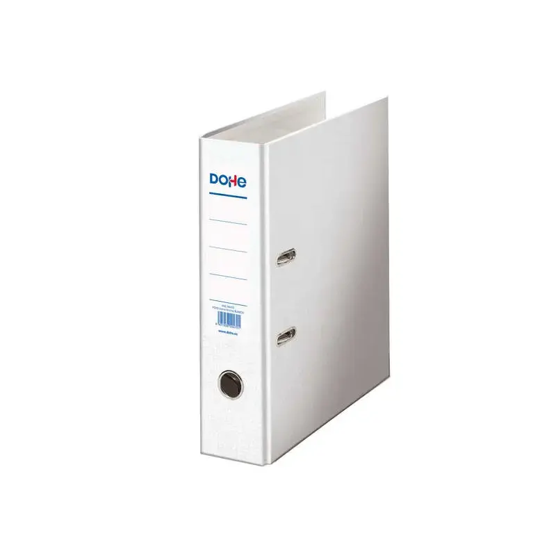Dohe Archivador de Palanca Tamaño Folio - Lomo Ancho 70mm - Ollao, Rado y Tarjetero en el Lomo - Carton Forrado con Polipropilen
