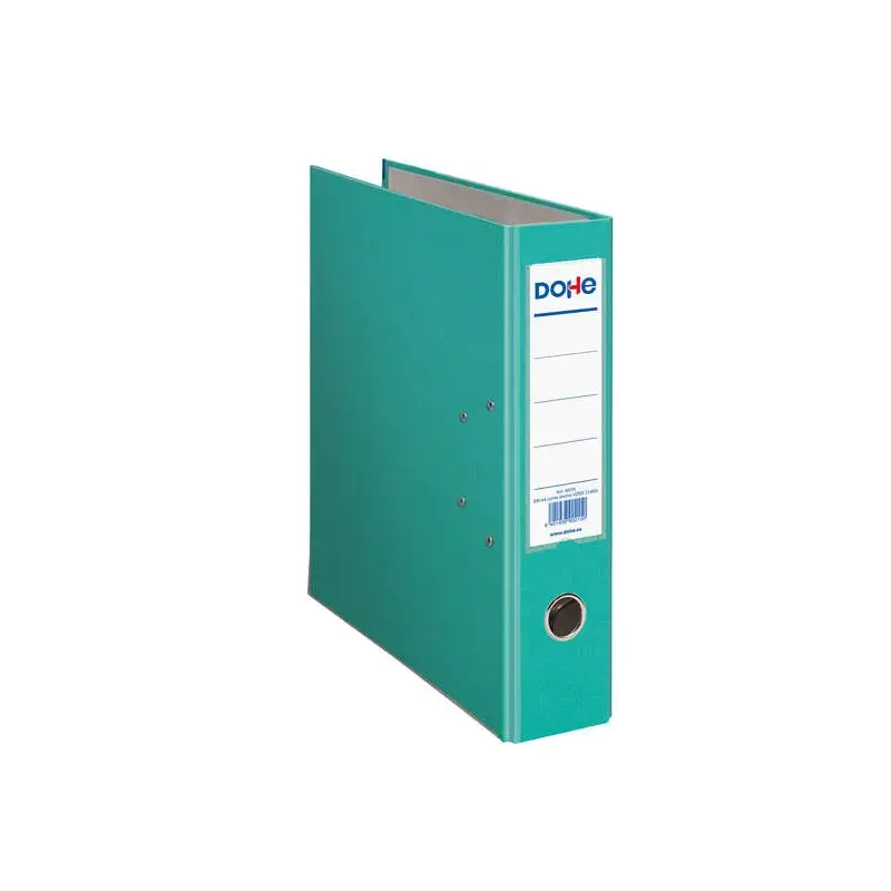 Dohe Archivador de Palanca Tamaño A4 - Lomo Ancho 70mm - Ollao, Rado y Tarjetero en el Lomo - Carton Forrado con Polipropileno -