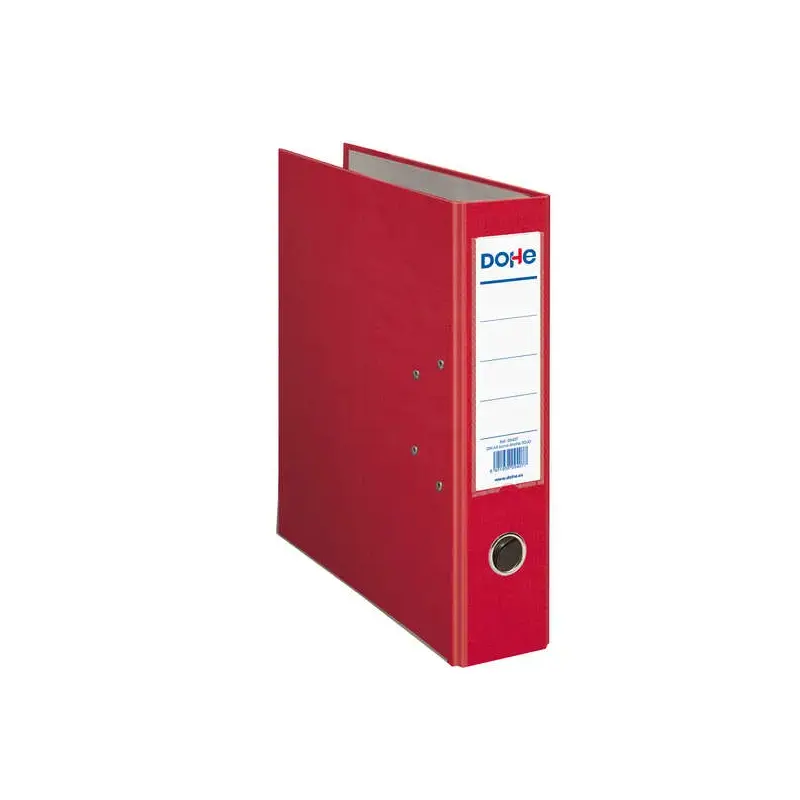 Dohe Archivador de Palanca Tamaño A4 - Lomo Ancho 70mm - Ollao, Rado y Tarjetero en el Lomo - Carton Forrado con Polipropileno -