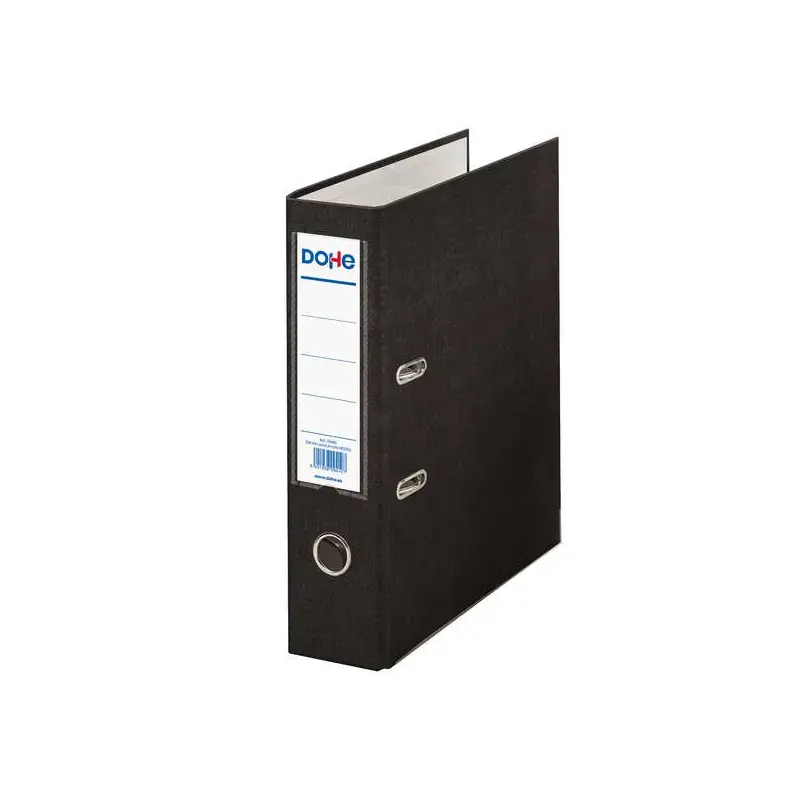 Dohe Archivador de Palanca Tamaño A4 - Lomo Ancho 70mm - Ollao, Rado y Tarjetero en el Lomo - Carton Forrado con Polipropileno -
