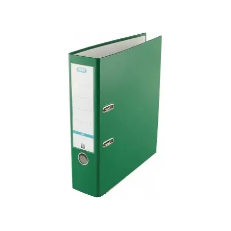 Elba Rado Top Archivador Tamaño Folio - Con Palanca y Rado - Ancho de 80mm - Forrado Exterior de Plastico - Interior de Papel -