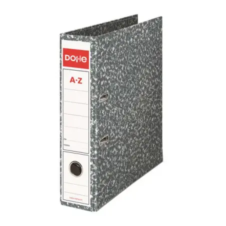 Dohe Archivadores Jaspeados - 320x280mm - Carton Forrado con Papel Impreso - Cantoneras Metalicas - Ollao, Rado y Palanca de Max