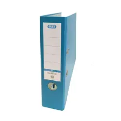 Elba Archivador Palanca Rado Top Folio - Lomo 80mm - Forrado Exterior Plastico - Interior Papel - Color Turquesa | Ahorro Imprim