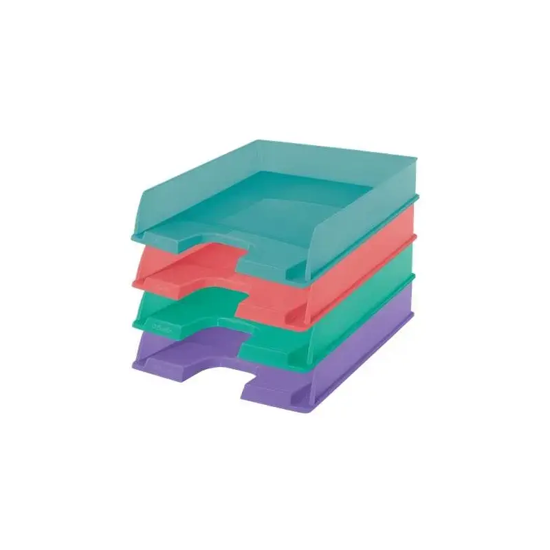 Esselte Colour'Breeze Bandejas Portadocumentos - Formato Vertical A4 - Espacio para Etiqueta Identificativa - Colores Surtidos |