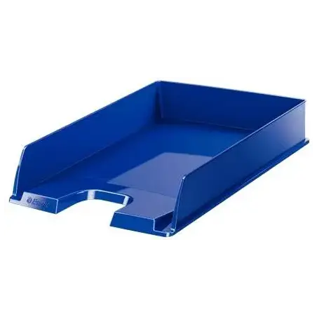 Esselte Europost Bandeja Portadocumentos - Formato Vertical - A4 - Espacio para Etiqueta Identificativa - Color Azul | Ahorro Im