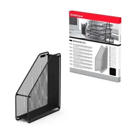 Erichkrause Revistero Compass Classic - Funcional, Practica y Moderna - Acero Inoxidable - Color Negro | Ahorro Imprimiendo