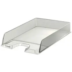 Esselte Europost Bandeja Portadocumentos - Plastico Transparente - Formato Vertical - A4 - Color Cristal | Ahorro Imprimiendo