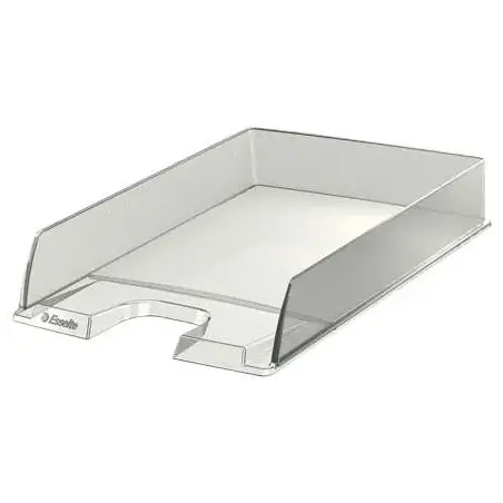 Esselte Europost Bandeja Portadocumentos - Plastico Transparente - Formato Vertical - A4 - Color Cristal | Ahorro Imprimiendo