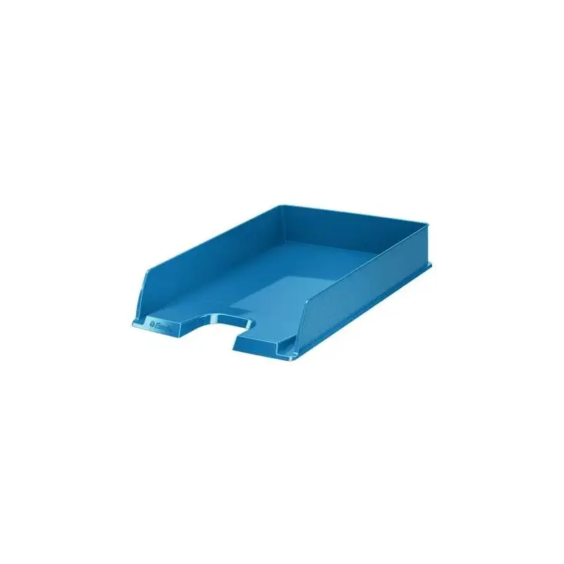 Esselte Europost Vivida Bandeja Portadocumentos - Formato Vertical - A4 - Espacio para Etiqueta Identificativa - Color Azul | Ah