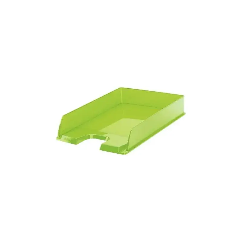 Esselte Europost Bandeja Portadocumentos - Plastico Transparente - Formato Vertical - A4 - Color Verde Transparente | Ahorro Imp
