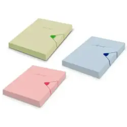Bismark Carpeta para Proyectos A4 - Medidas 310x230x40mm - Fabricada en Polipropileno - Cierre con Goma - Colores Pastel Surtido