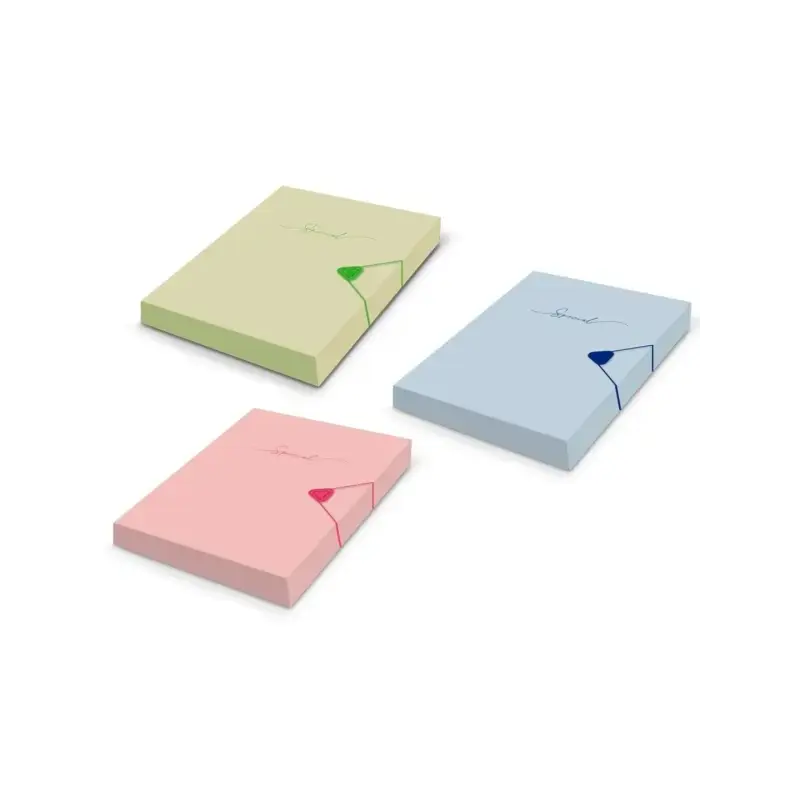 Bismark Carpeta para Proyectos A4 - Medidas 310x230x40mm - Fabricada en Polipropileno - Cierre con Goma - Colores Pastel Surtido